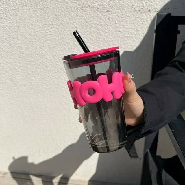 Gobelet de voyage avec paille