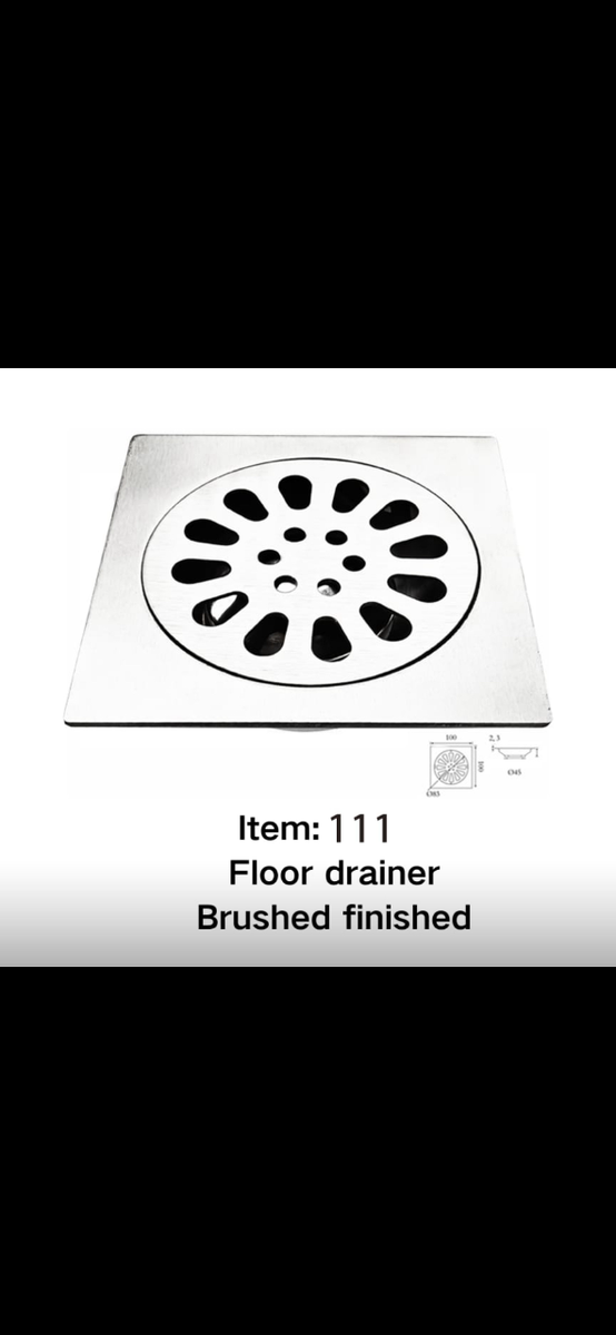 Grille de sol en acier inoxydable