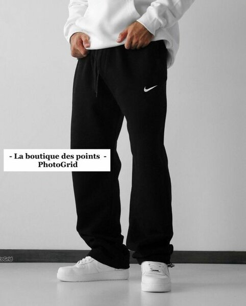 Pantalons de survêtement noirs unisex