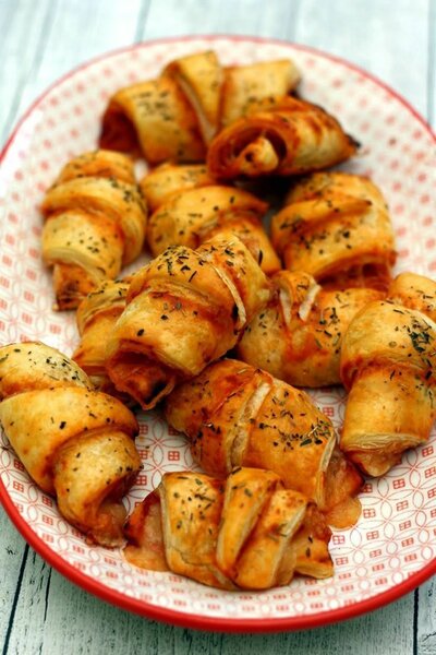 Mini Croissants Jambon-Fromage