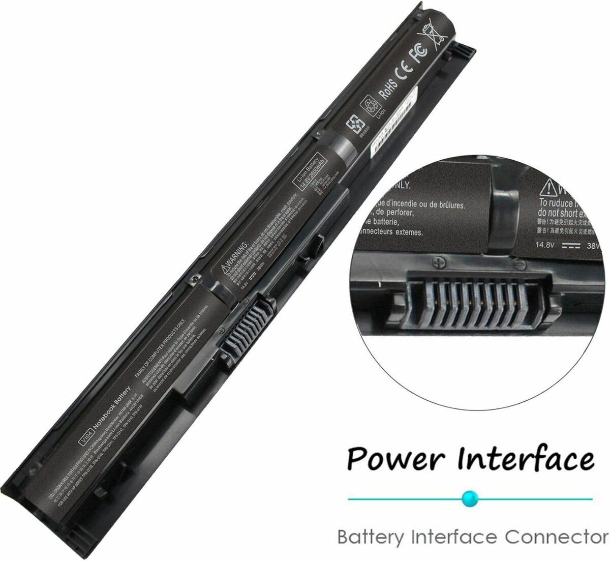 Batterie HP VI04 Pour HP ProBook 440 G2 450 G2 HP Envy 14 15