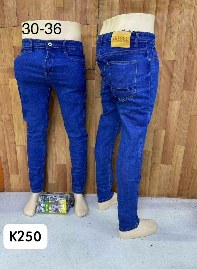 Beautiful and stylish men's jeans blue