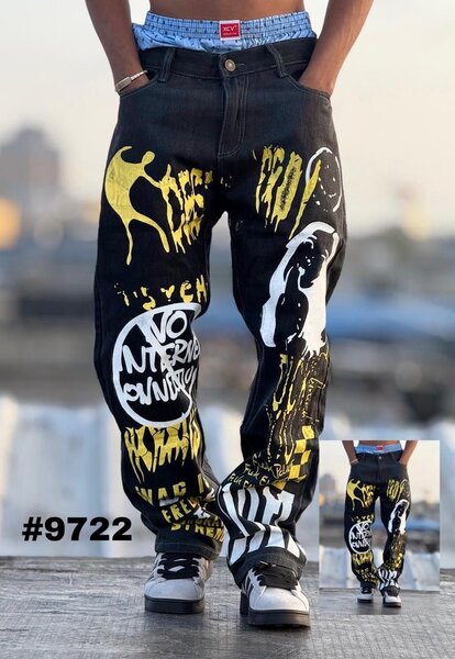 Jeans streetwear graffiti