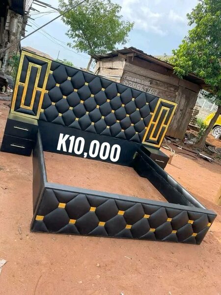 Beautiful and comfortable double bed with headboard