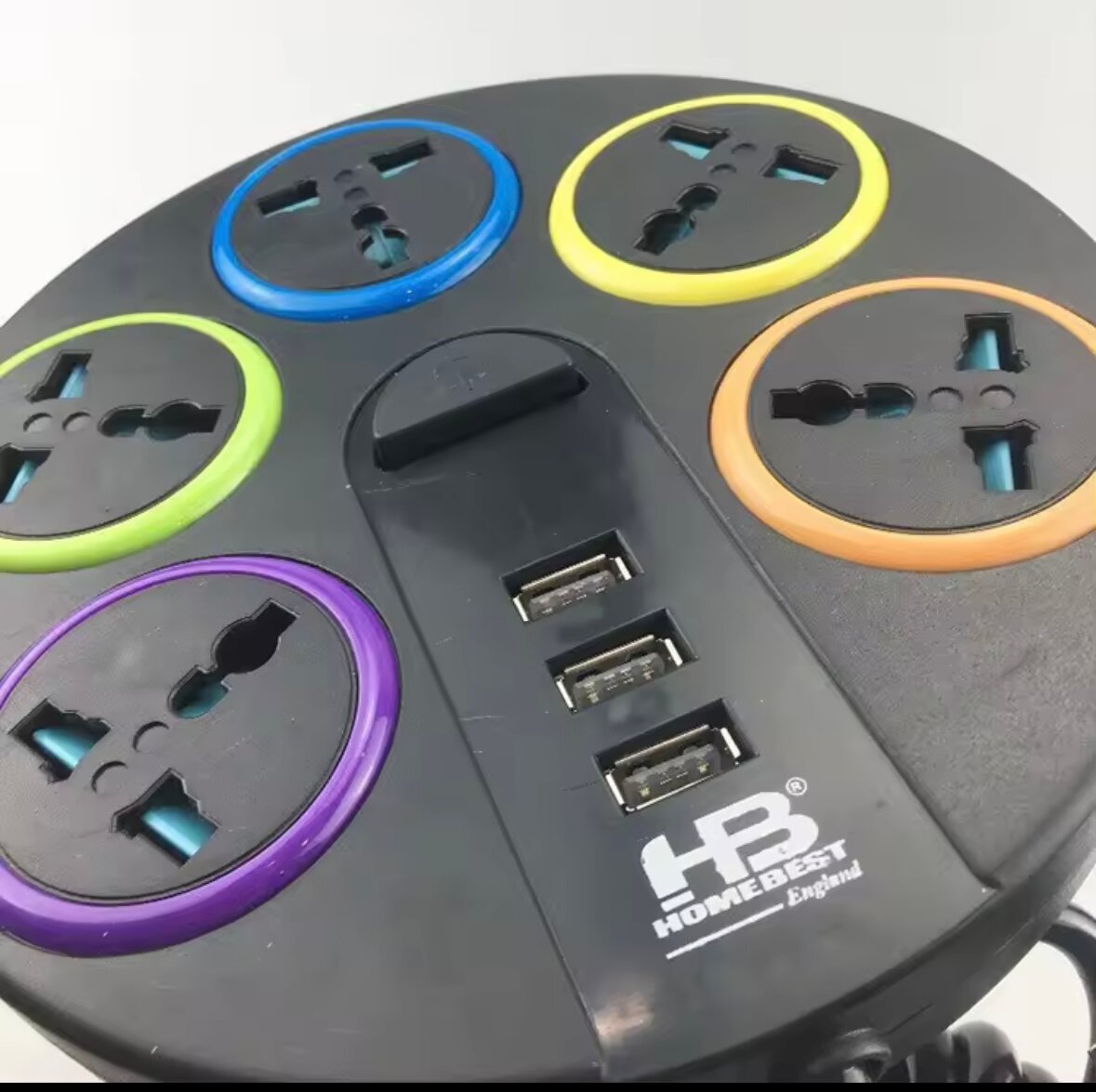 Multiprise ronde USB HomeBest