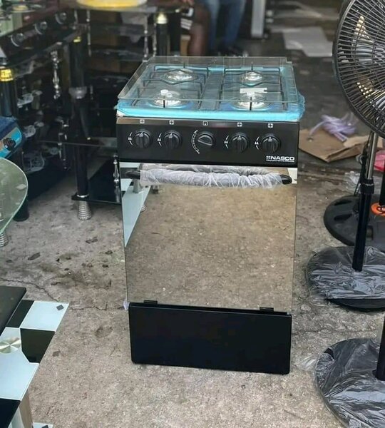 CUISINIÈRE À GAZ _ NASCO _ 4 feux inox _ four