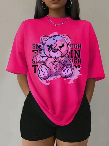 T-shirt graphique décontracté