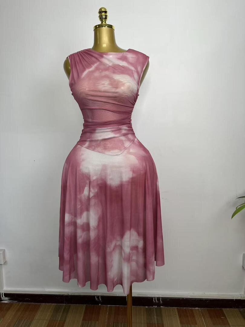 Robe patineuse nuage femme