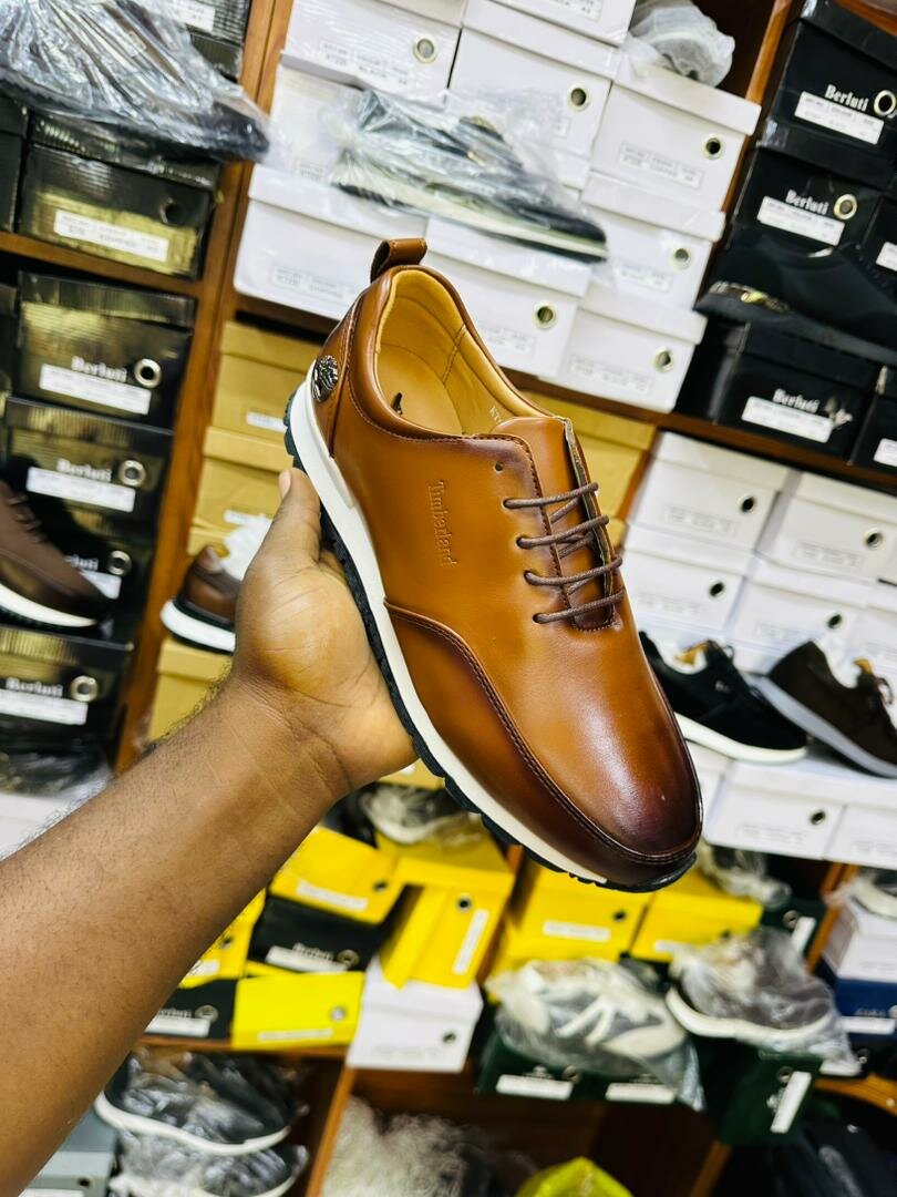 Sneakers en cuir élégants