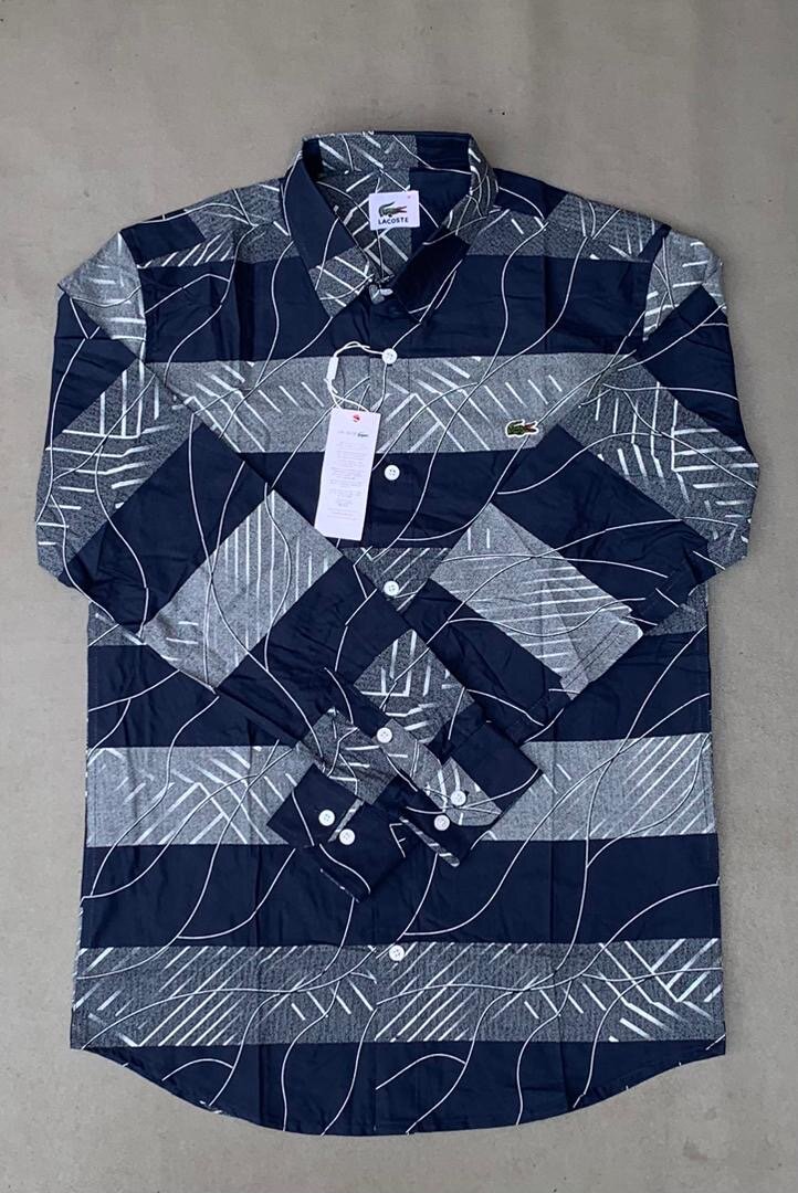 Chemise homme à motifs modernes