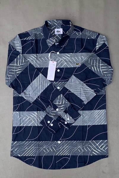 Chemise homme à motifs modernes