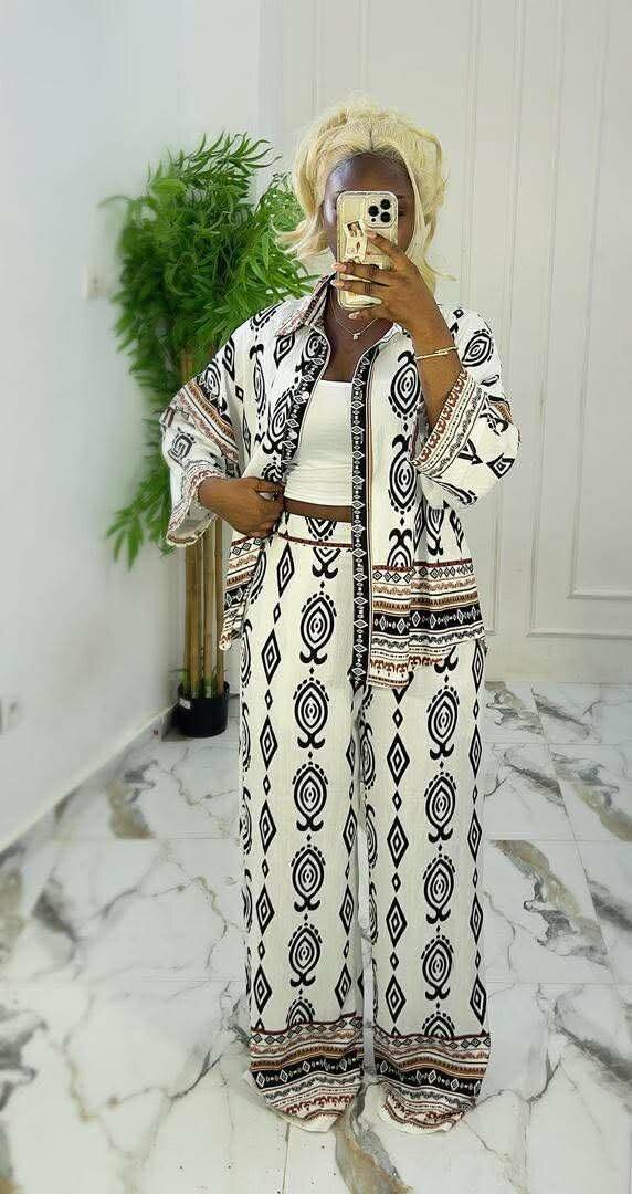 Ensemble Bohème Imprimé Ethnique