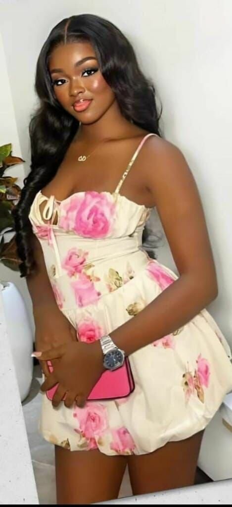 Robe évasée à fleurs