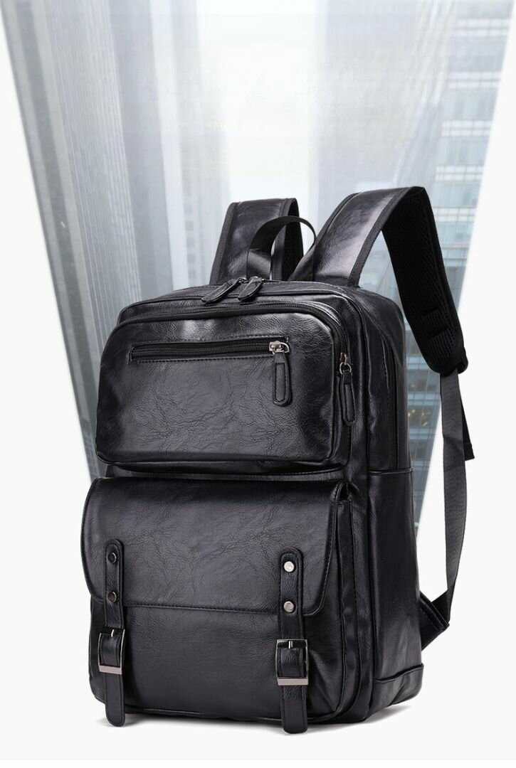 Sac à dos en cuir élégant