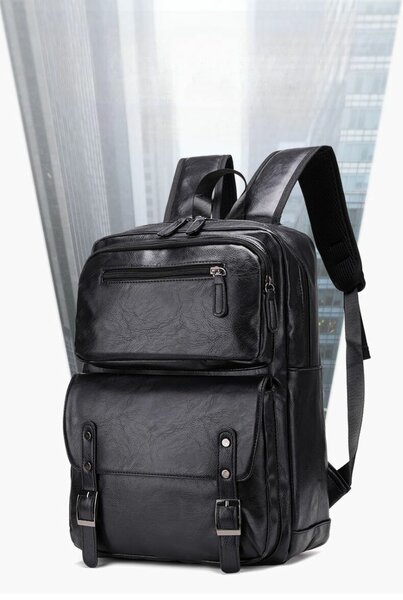 Sac à dos en cuir élégant