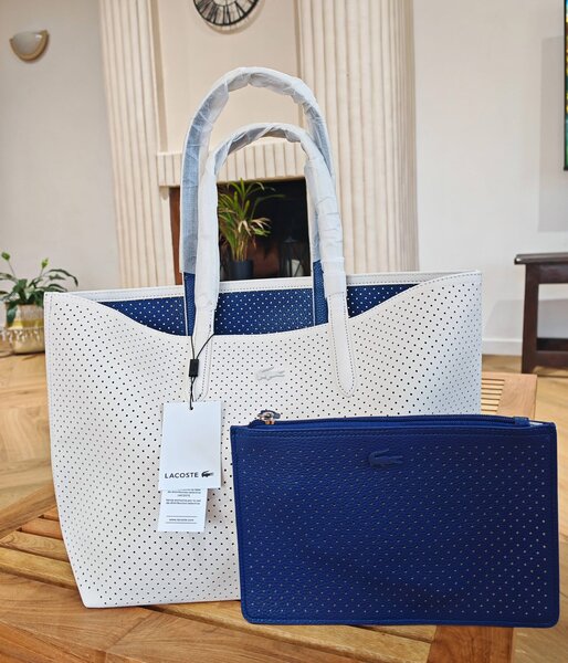 Sac cabas perforé Lacoste