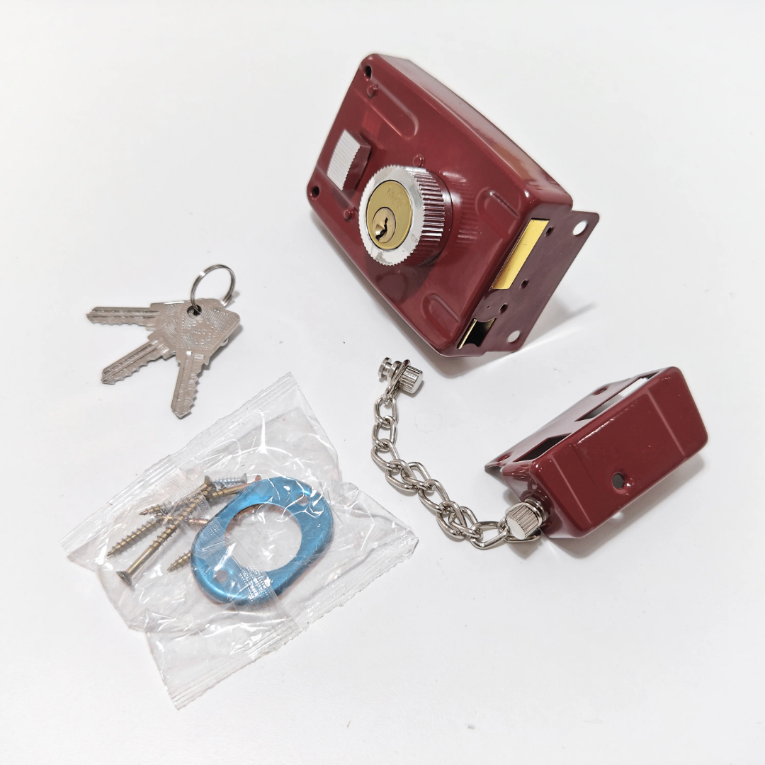 Serrure de porte robuste avec clés