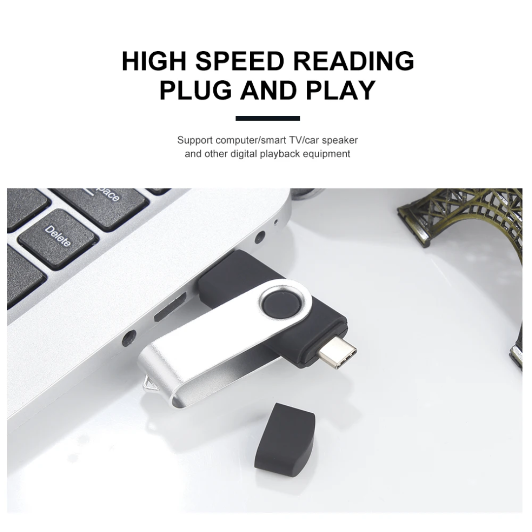 Clé USB 2-en-1 USB-C rapide