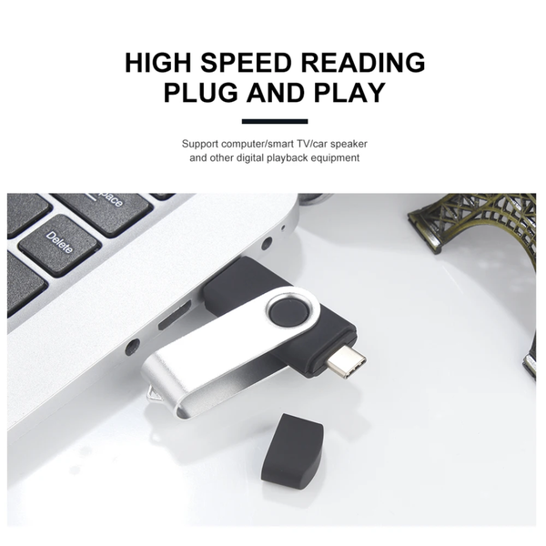 Clé USB 2-en-1 USB-C rapide