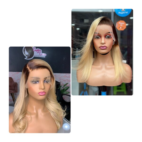 Perruque 2 Ton blonde humain