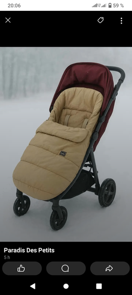 Housse de pied pour poussette Paradis Des Petits