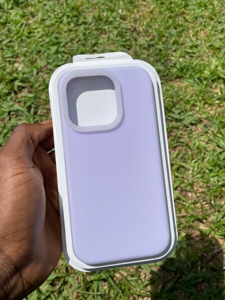 Coque silicone violette