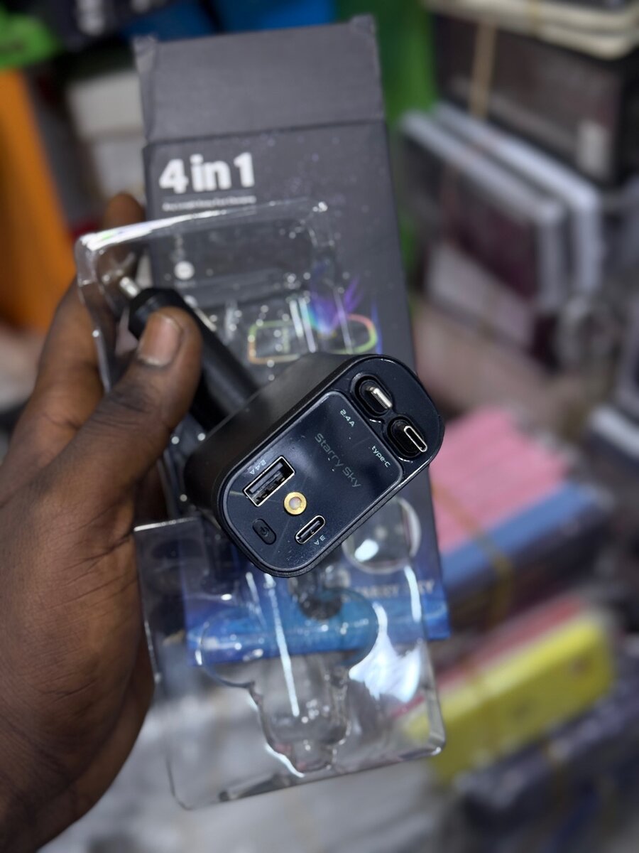 Chargeur Voiture 4 en 1 USB Type-C