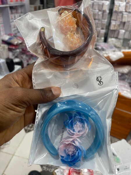 Colorful Chunky Bracelets Set