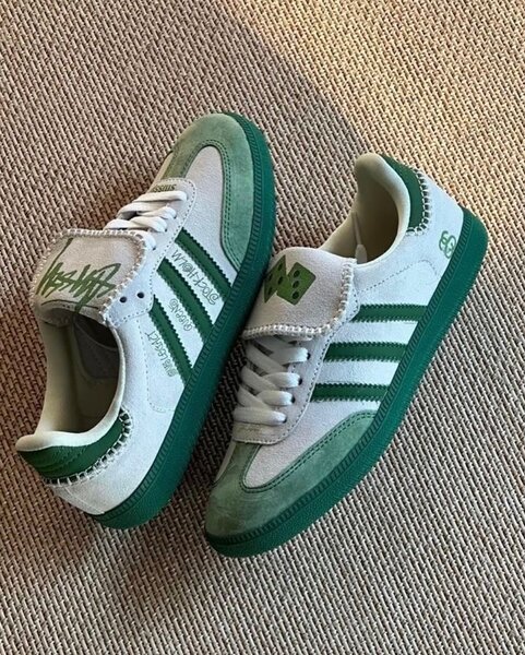 Adidas Samba x Stussy Green