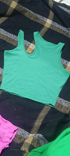 Débardeur Vert Femme