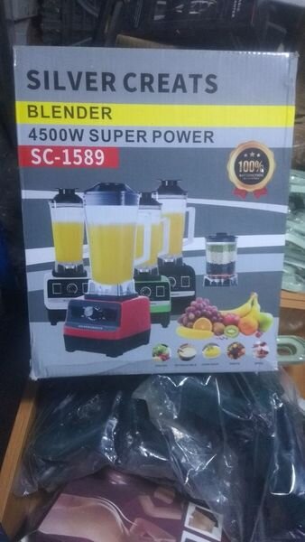 silver creats Blender Ultra Puissant 4500W SC-1589 2 en 1