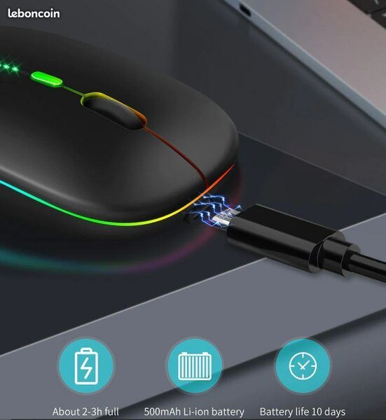 Souris hp lumineuse sans fil