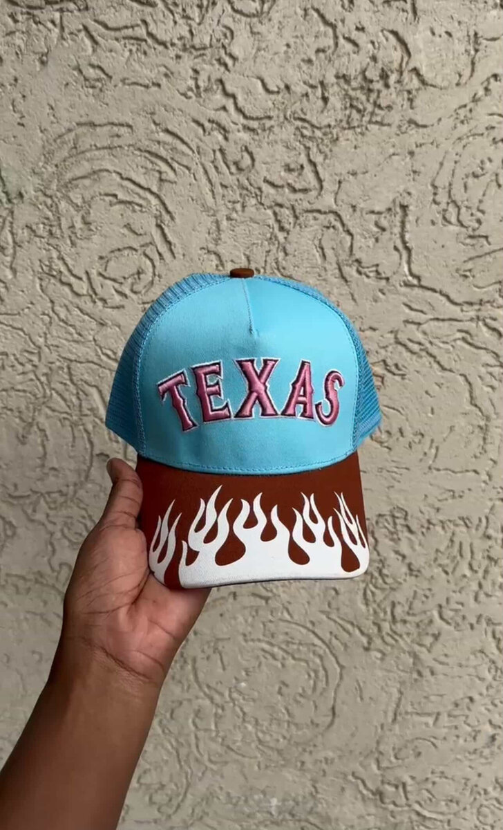Casquette Texas flamme