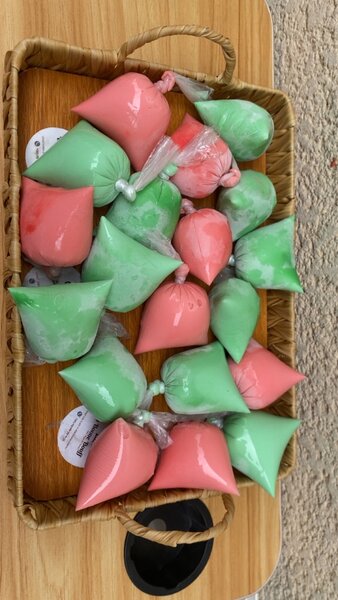 Jus Menthe et Fraise au lait