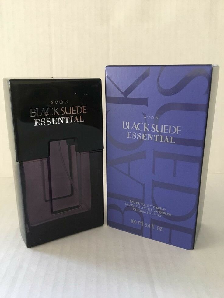 Avon black suede essential
