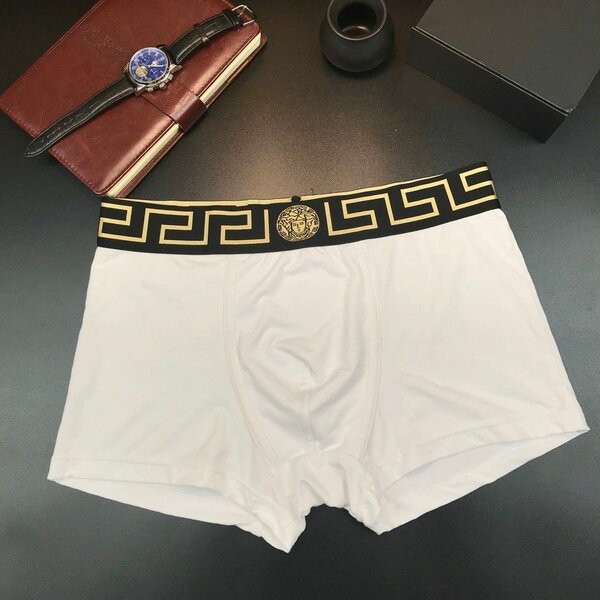 Boxer homme versace blanc
