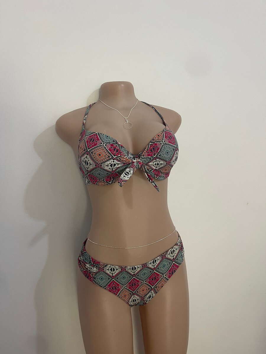 Patterned Women's Bikini Set