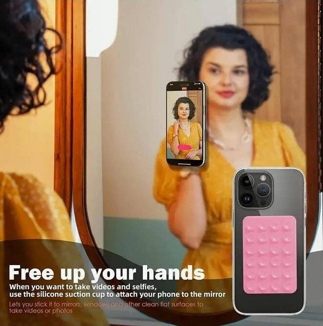 Silicone Suction Phone Case Mount.