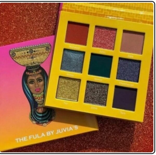 Palette de fards à paupières vibrants