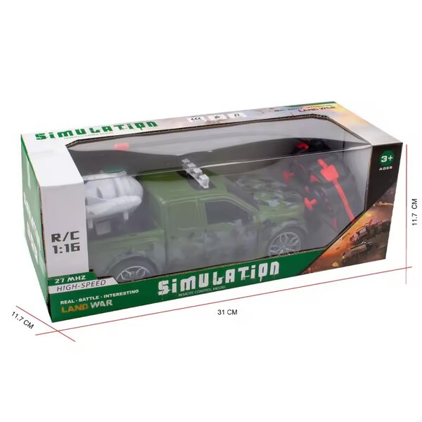 Voiture RC Camouflage 1:16