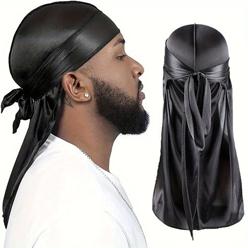 Durag en soie pour homme