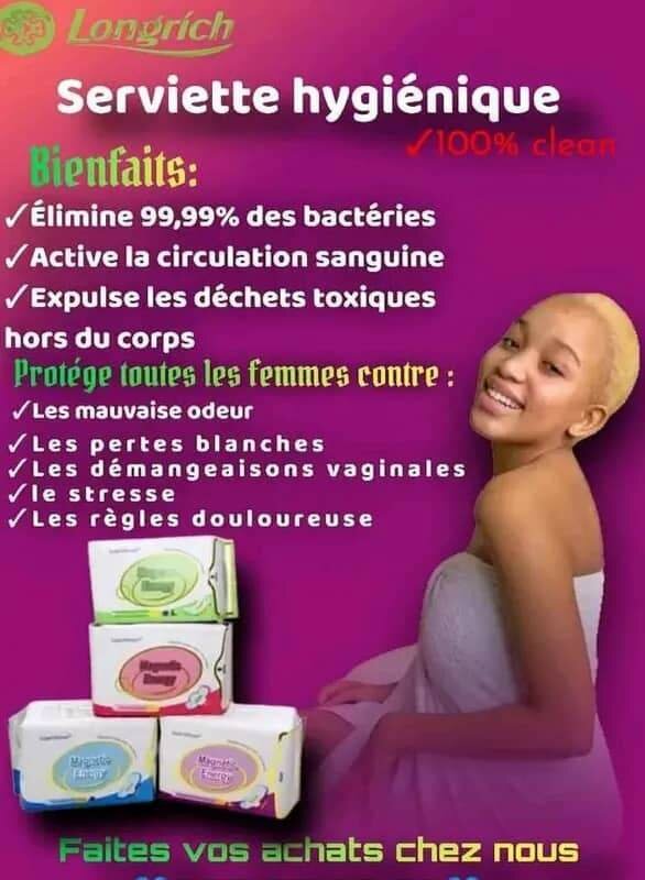 Serviette hygiénique Superbklean