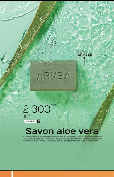 Savon Naturel ARVEA pour Tous Types de Peaux