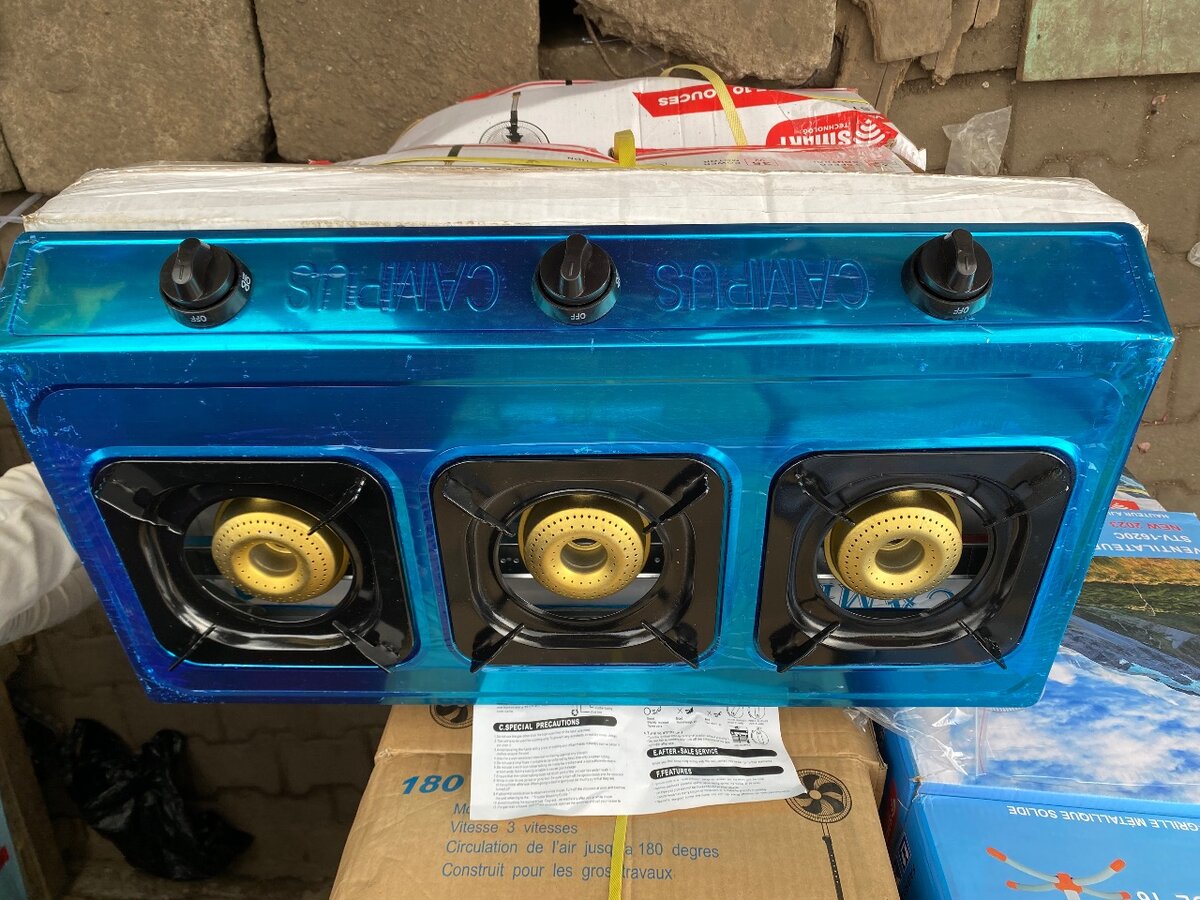 Cuisinière à gaz 3 feux