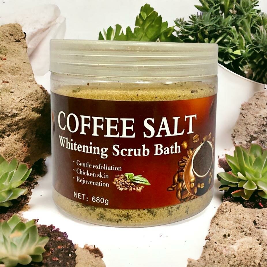 Coffee Salt Whitening Scrub Bath
