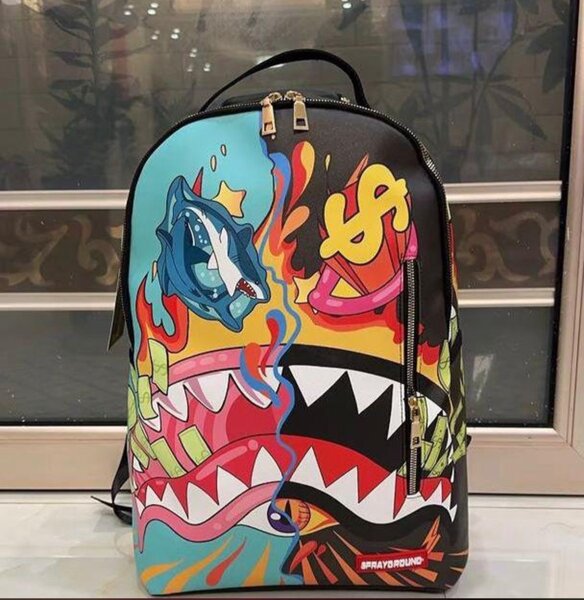 Sac à dos coloré graffiti