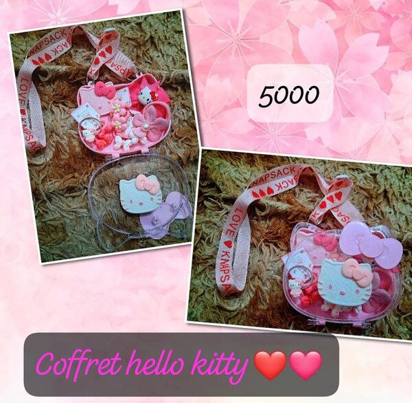 Coffret barette hello kitty