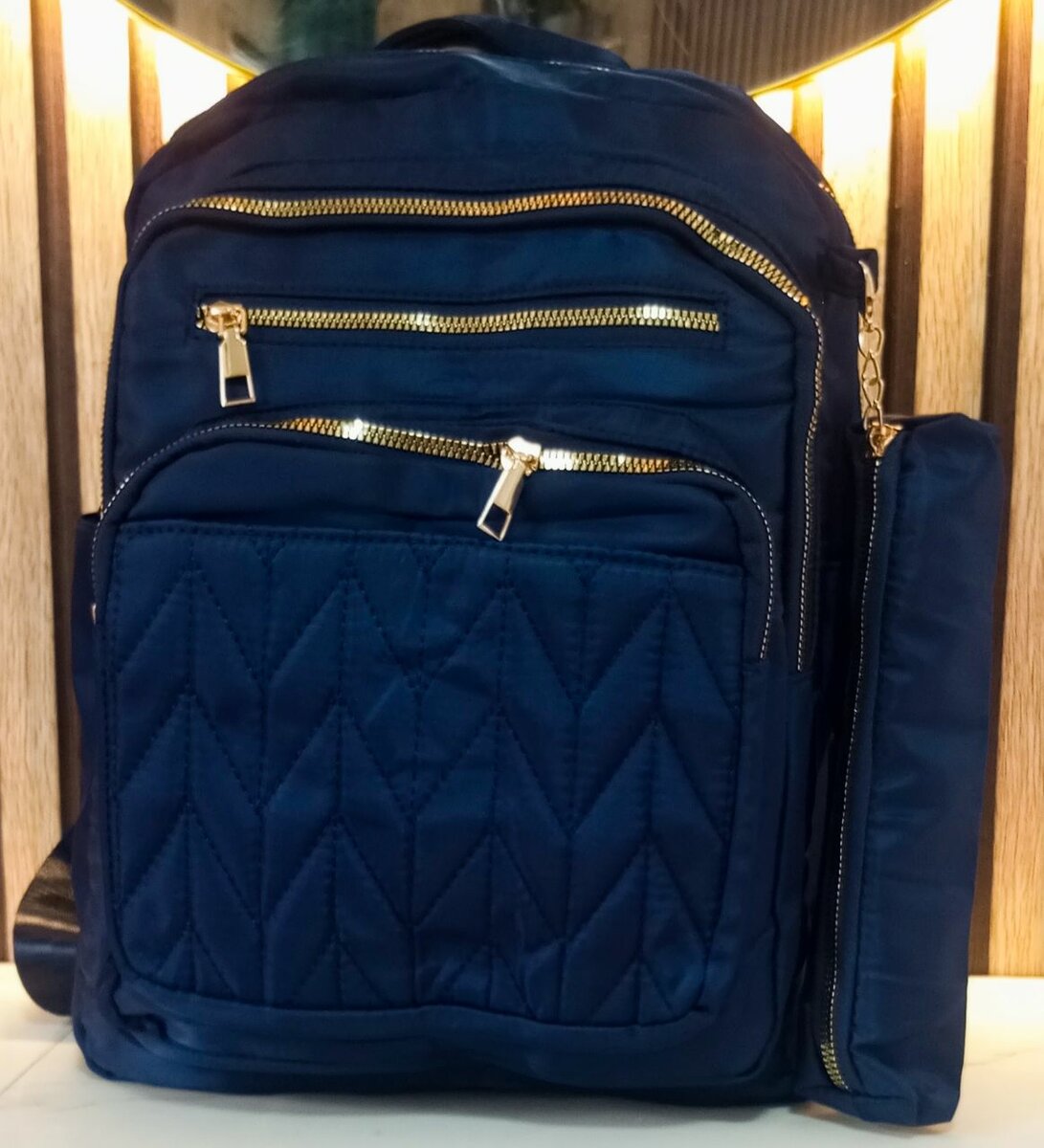 Sac à dos élégant matelassé