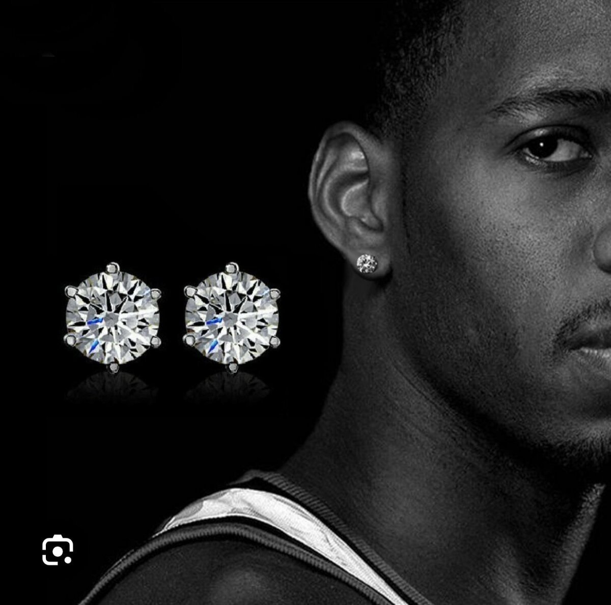 Boucles d'oreilles diamant élégantes