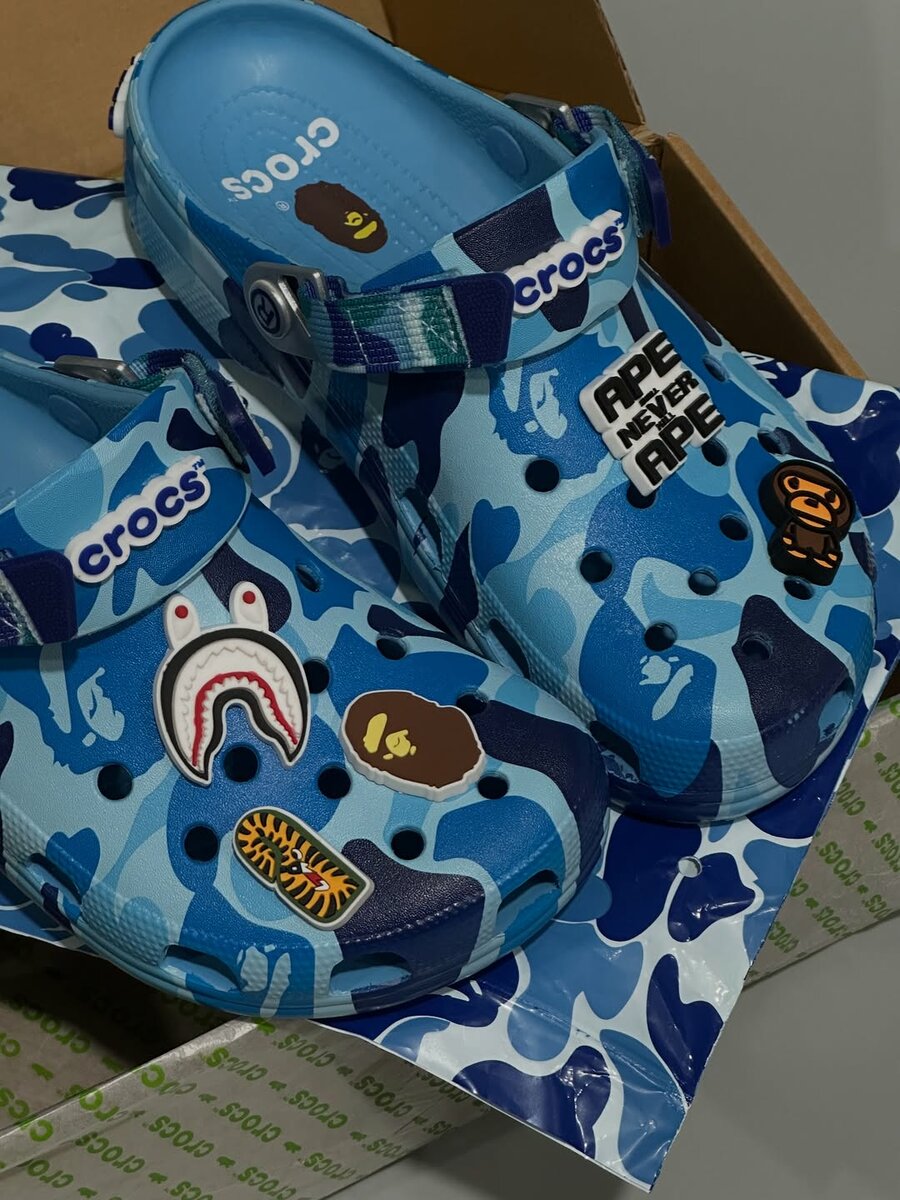 Sabots Crocs x A Bathing Ape